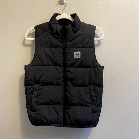 abercrombie kids Other - Abercrombie Kids Boy's Puffer Vest - Charcoal Gray - Size 9/10